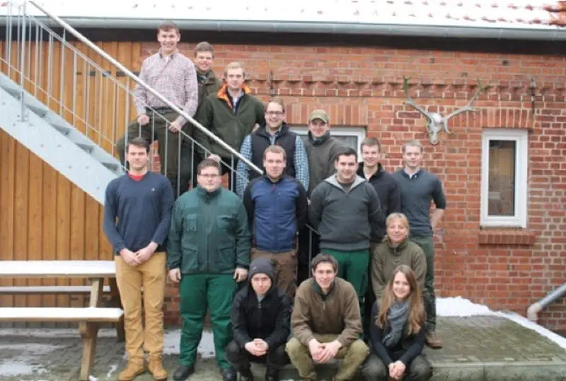 Gruppenfoto der Jagdkursgruppe 3. Februar 2014