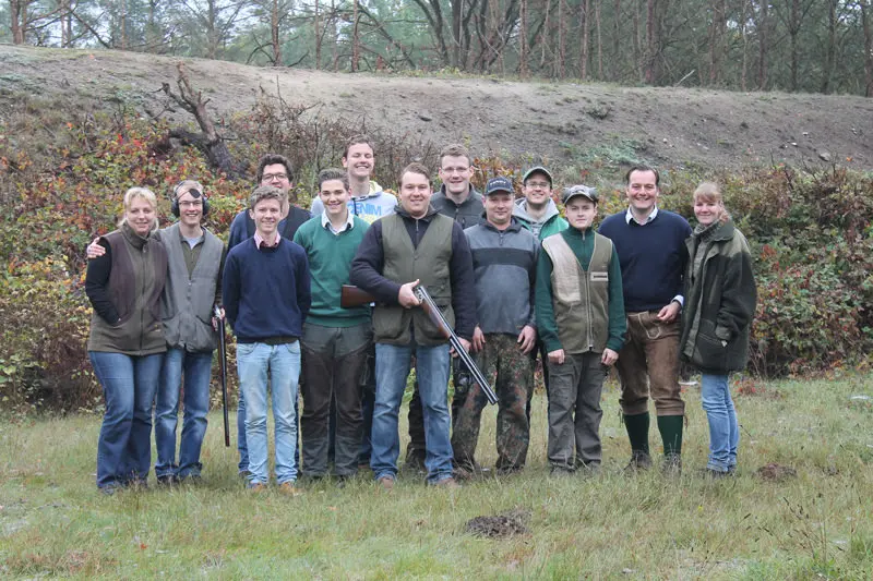 Gruppenfoto der Jagdkursgruppe Oktoberkurs 2013