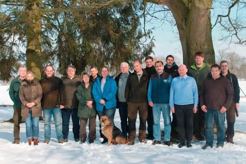 Gruppenfoto der Jagdkursgruppe Märzkurs 2013