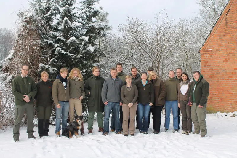 Gruppenfoto der Jagdkursgruppe Februarkurs 2013